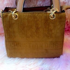 GWP Dior Tan Suede Women's Bag